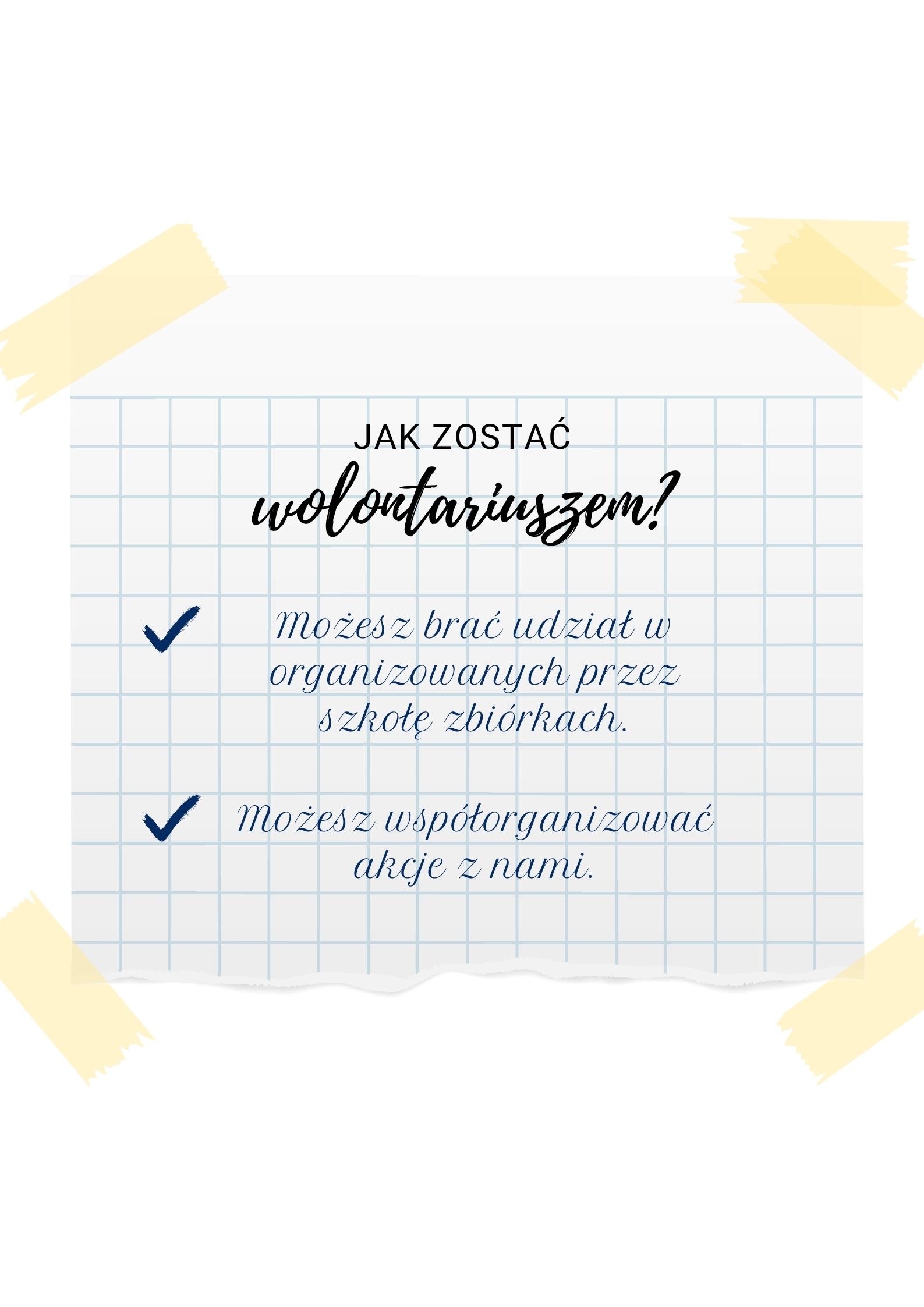 Mozesz brac udzial w zbiorkach