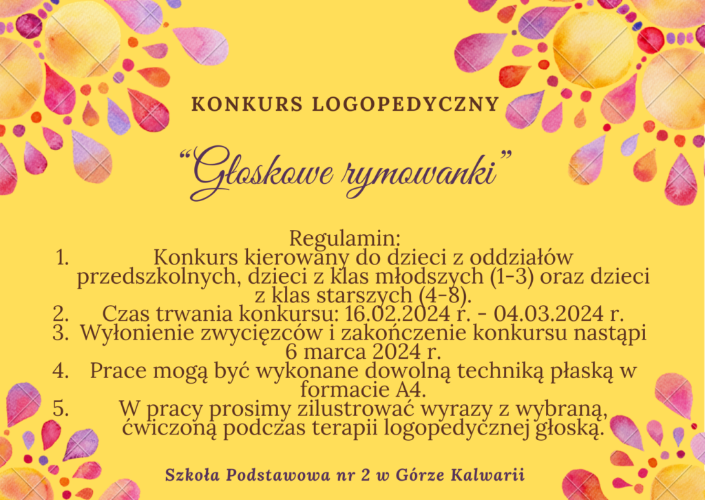KONKURS LOGOPEDYCZNY2024 KONKURS LOGOPEDYCZNY2024