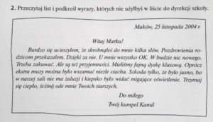 Jezyk Polski Klasa 6 Szkola Podstawowa Nr 2 Im Ksiecia Janusza
